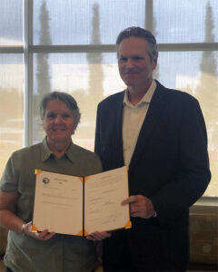 LeeAnne Carrothers, PT, PhD and Alaska Governor Dunleavy